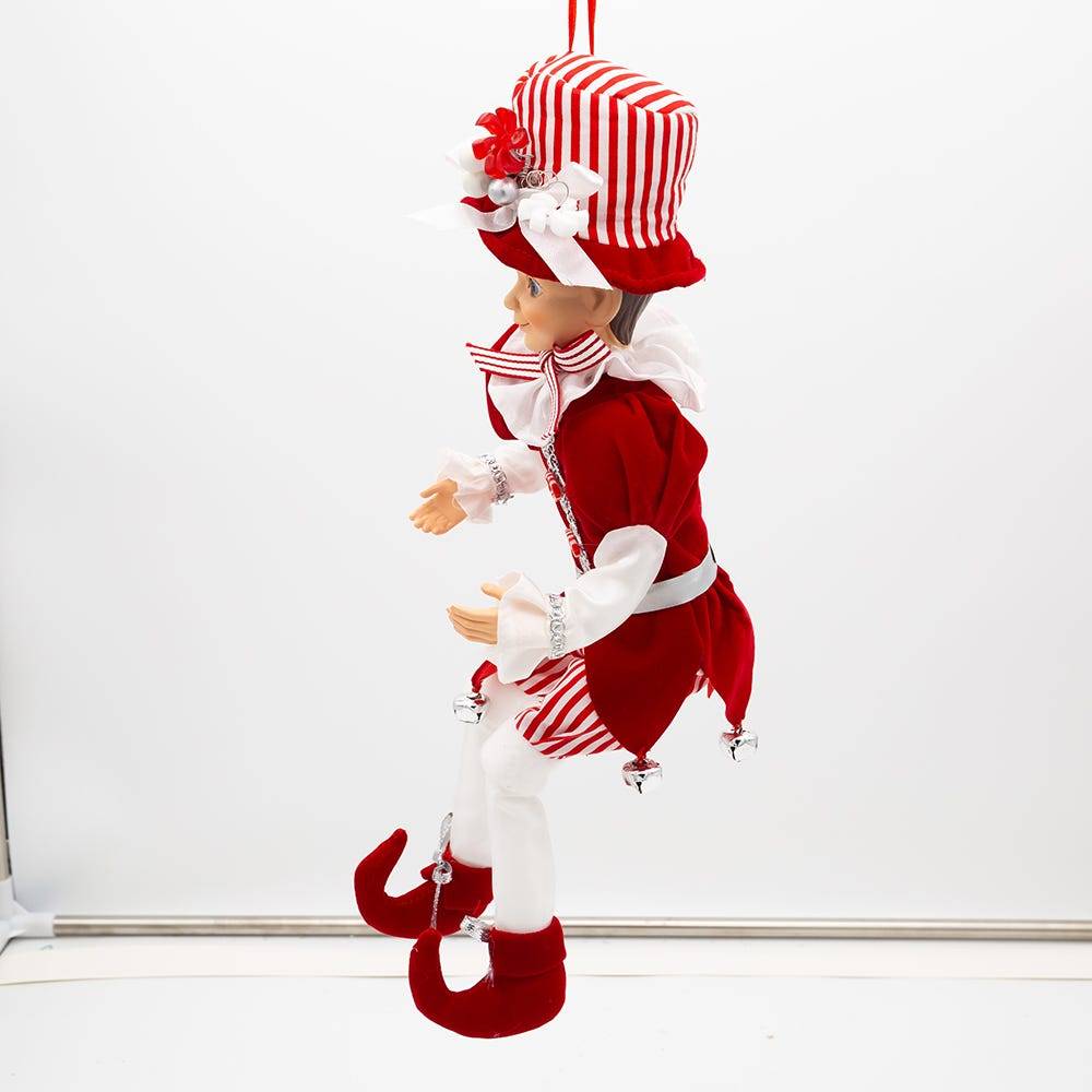 Kurt Adler 15-Inch Kringle Klaus Peppermint Elf Ornament