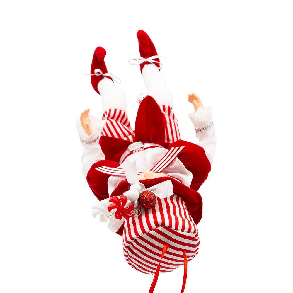 Kurt Adler 15-Inch Kringle Klaus Peppermint Elf Ornament