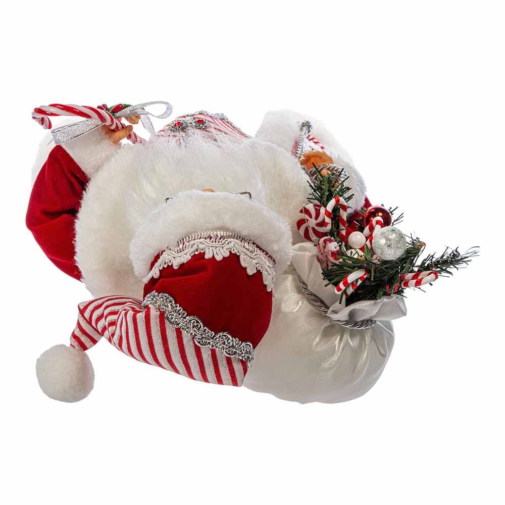 Kurt Adler 17.5-Inch Kringle Klaus Peppermint Santa