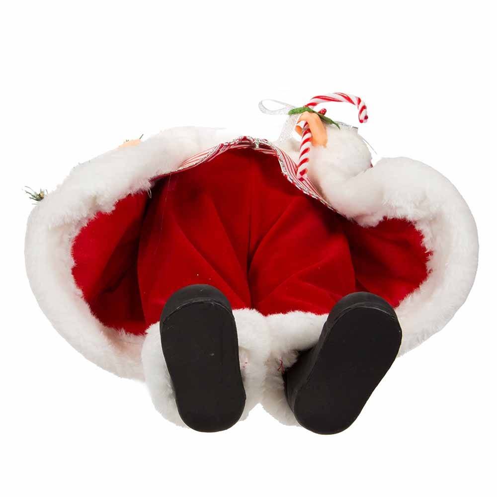 Kurt Adler 17.5-Inch Kringle Klaus Peppermint Santa