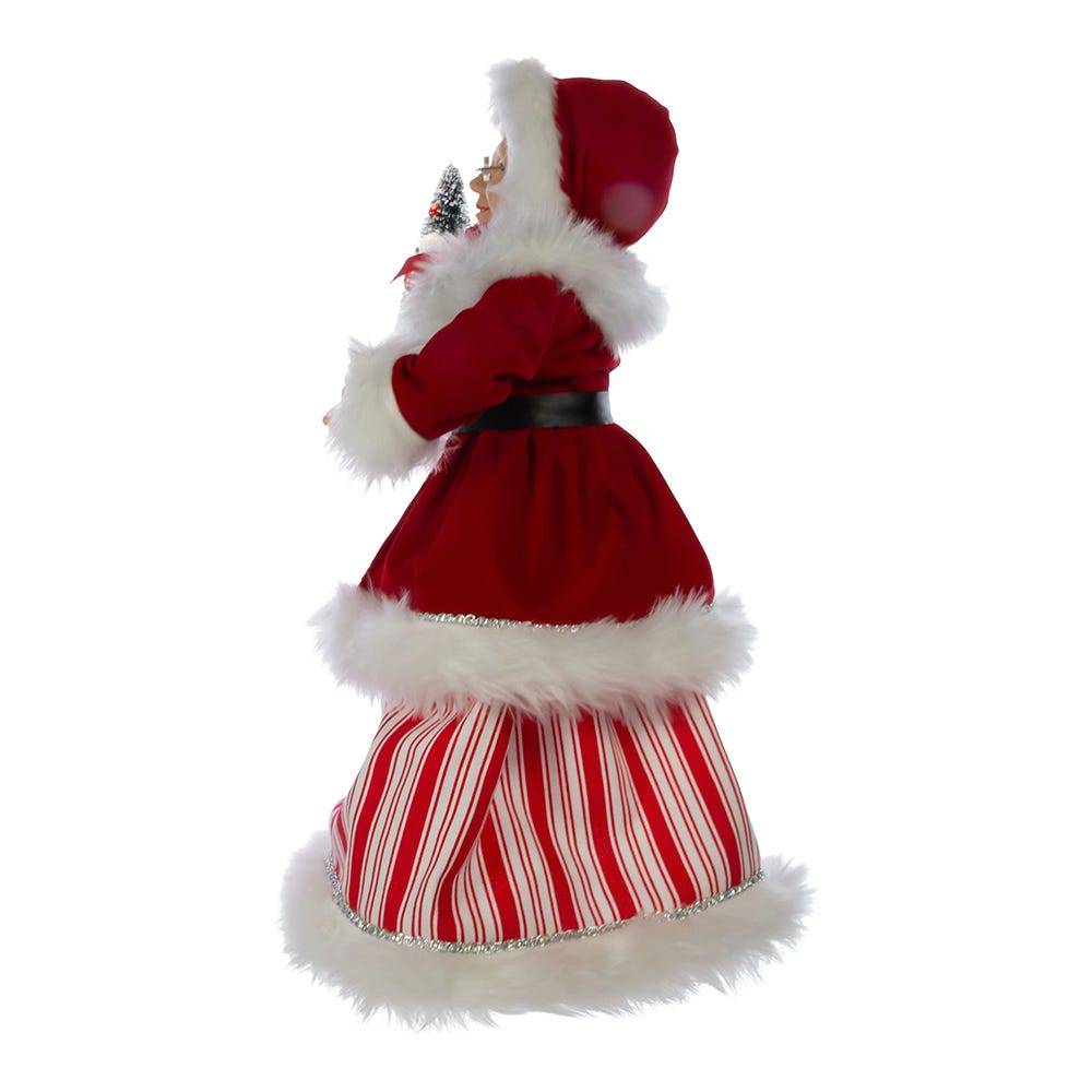 Kurt Adler 17.25-Inch Kringle Klaus Peppermint Mrs. Claus