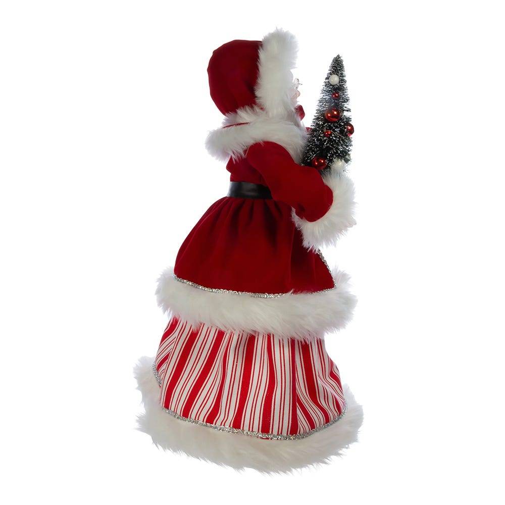 Kurt Adler 17.25-Inch Kringle Klaus Peppermint Mrs. Claus