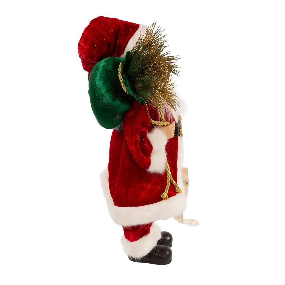 Kurt Adler 17.25-Inch Kringle Klaus Tradition Santa with List