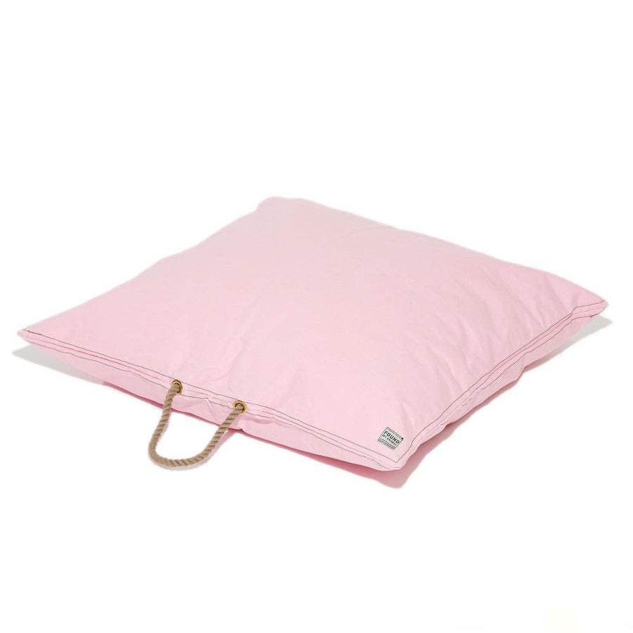 Light Pink Waxed Cotton Canvas Dog Bed