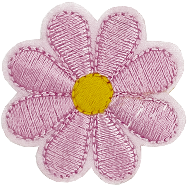 Light Pink Daisy 8 Petal Flower - Patch