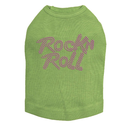 Rock n Roll (Pink Rhinestuds) - Dog Tank