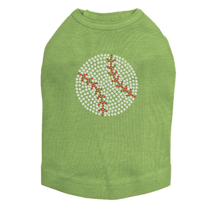 Baseball (Rhinestone) - Dog Tank