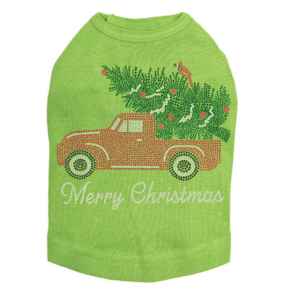 Christmas Truck - Dog Tank