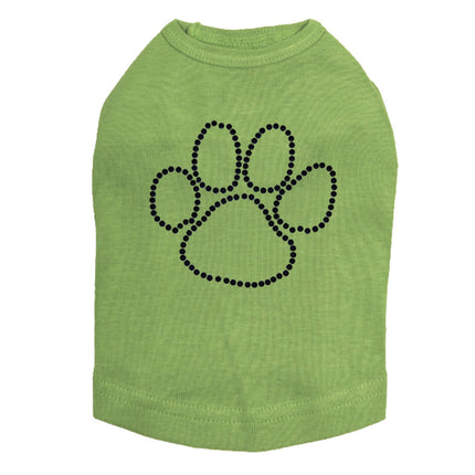 Paw (Black Nailheads) - Dog Tank