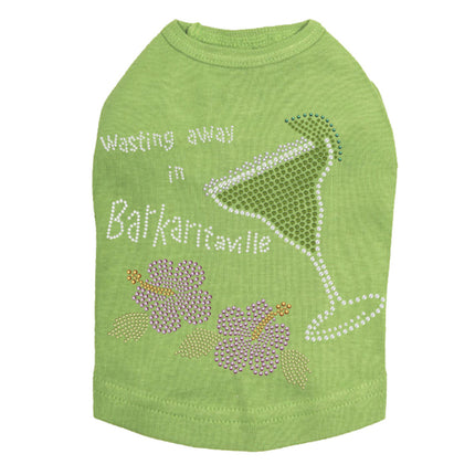 Wasting Away in Barkaritaville Hibiscus - Dog Tank