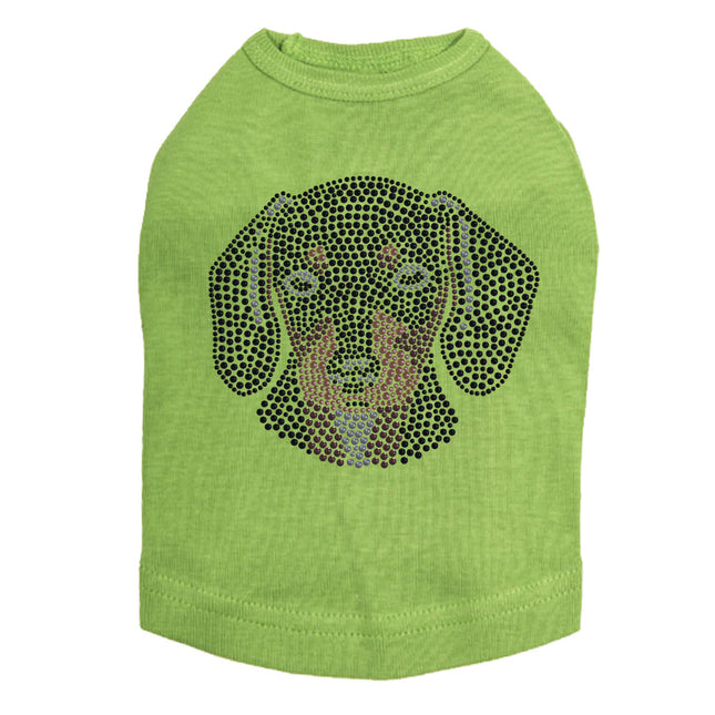 Dachshund Face - Dog Tank