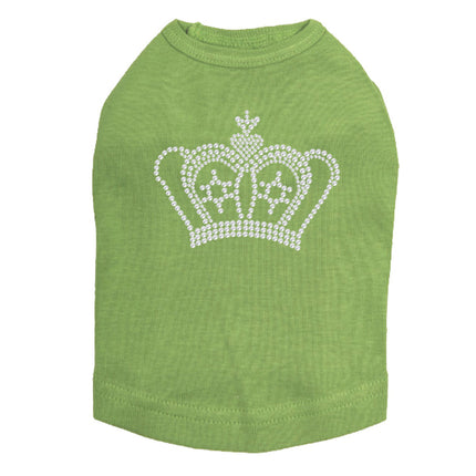 Crown 12 (Rhinestones) - Dog Tank