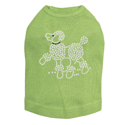 Poodle (Rhinestones) - Dog Tank