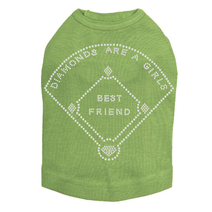 Diamonds are a Girls Best Friend - Dog Tank