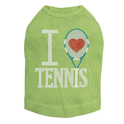 I Love Tennis - Dog Tank