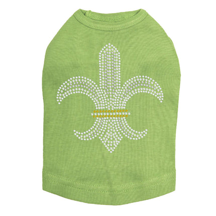 Fleur de Lis (Rhinestones & Nailheads) - Dog Tank