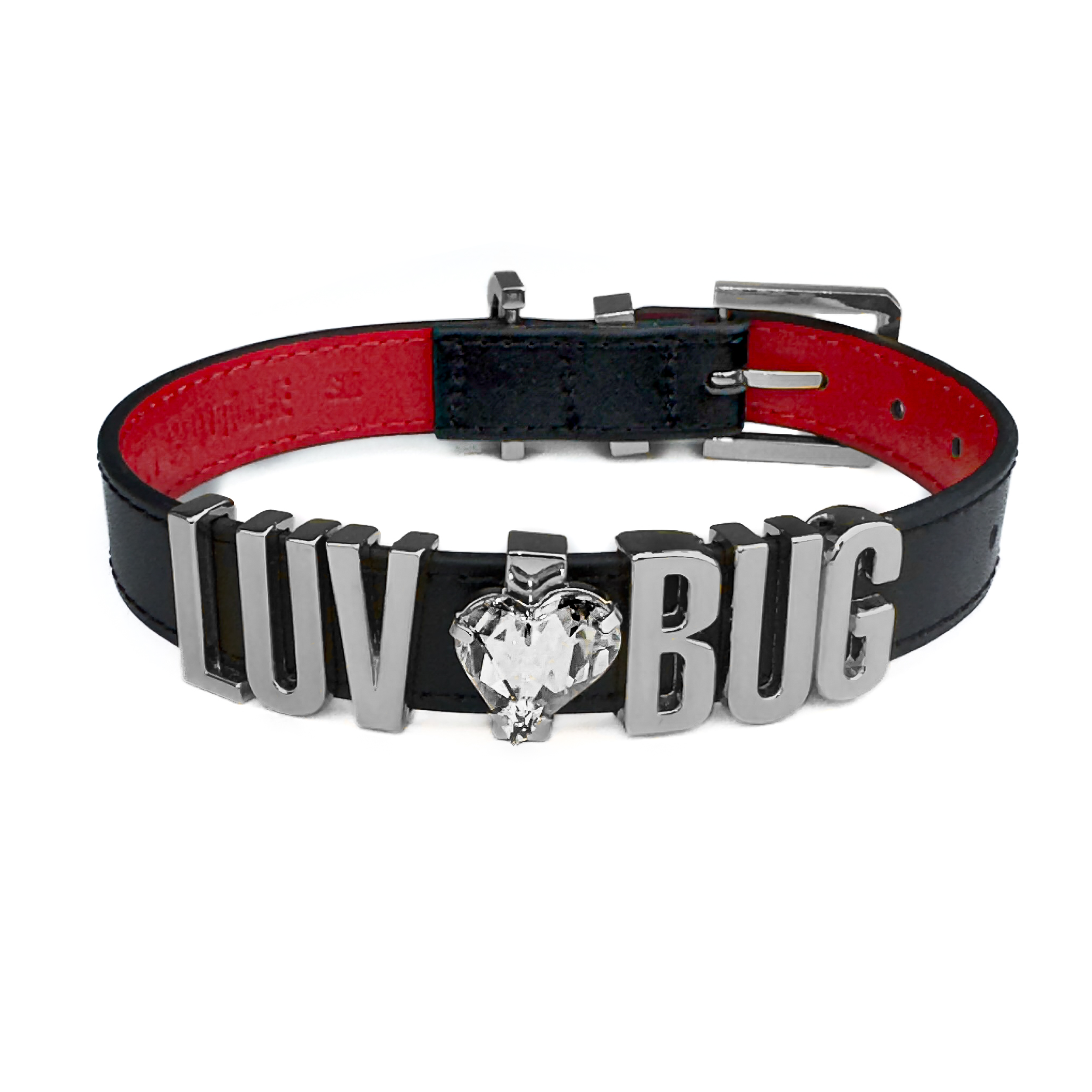 LUV BUG COLLAR SILVER