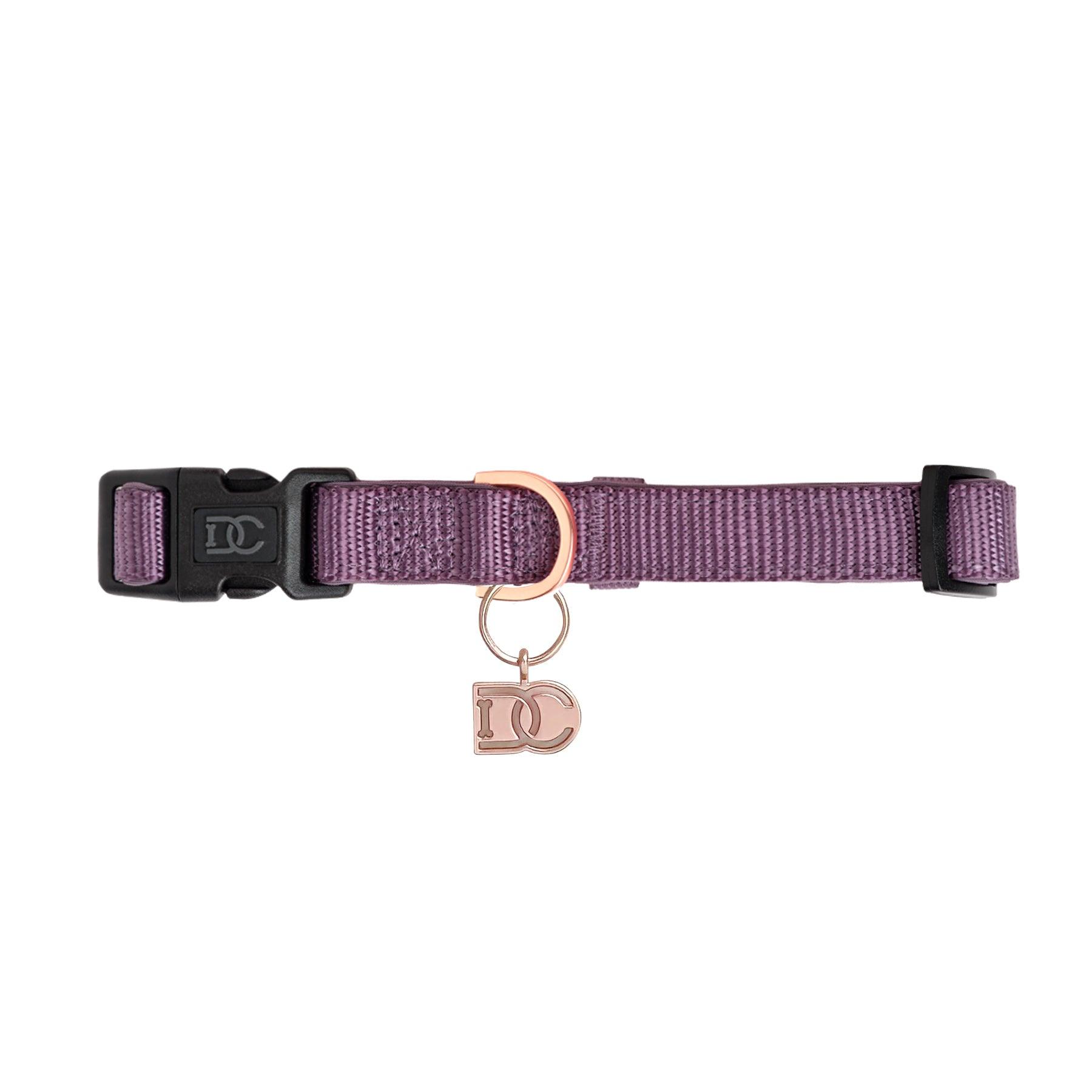 Luxe Dog Collar - Lilac Gray