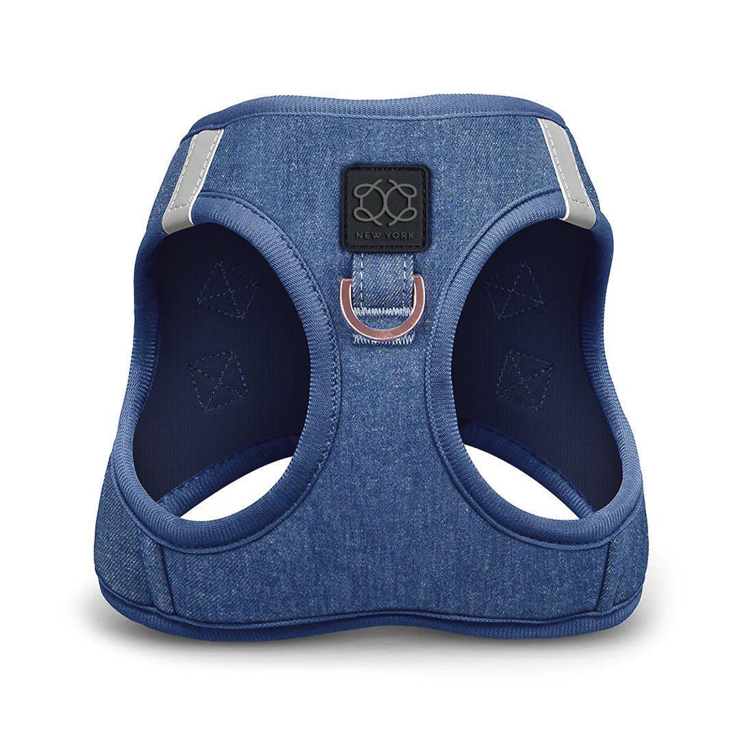 Luxe No-Pull Step In Dog Harness - Denim