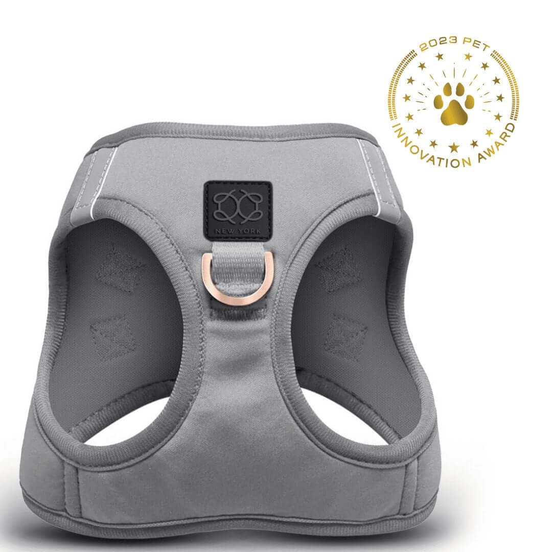 Luxe No Pull Step-In Dog Harness - Steel