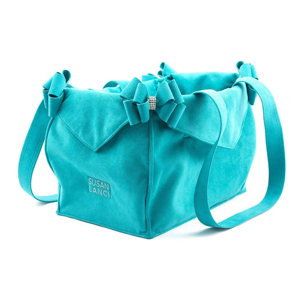 Montego Blue Double Nouveau Bow Luxury Carrier 1 Montego Blue