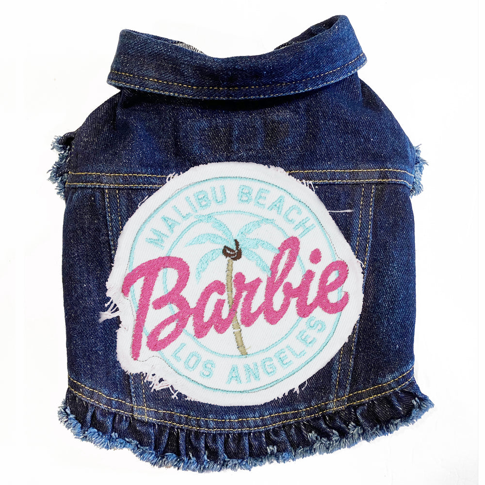 Malibu Barbie Denim Dog Jacket