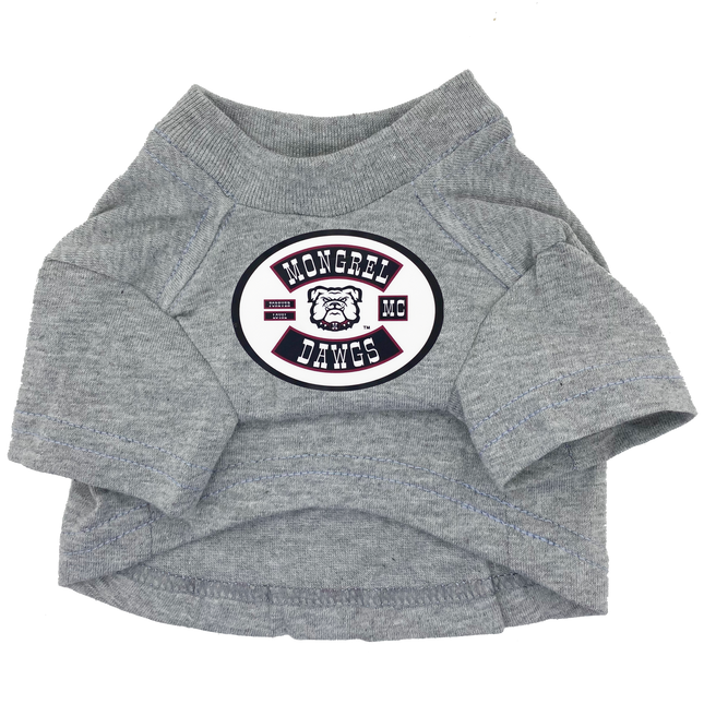 Mongrel Dawgs MC Logo dog shirt