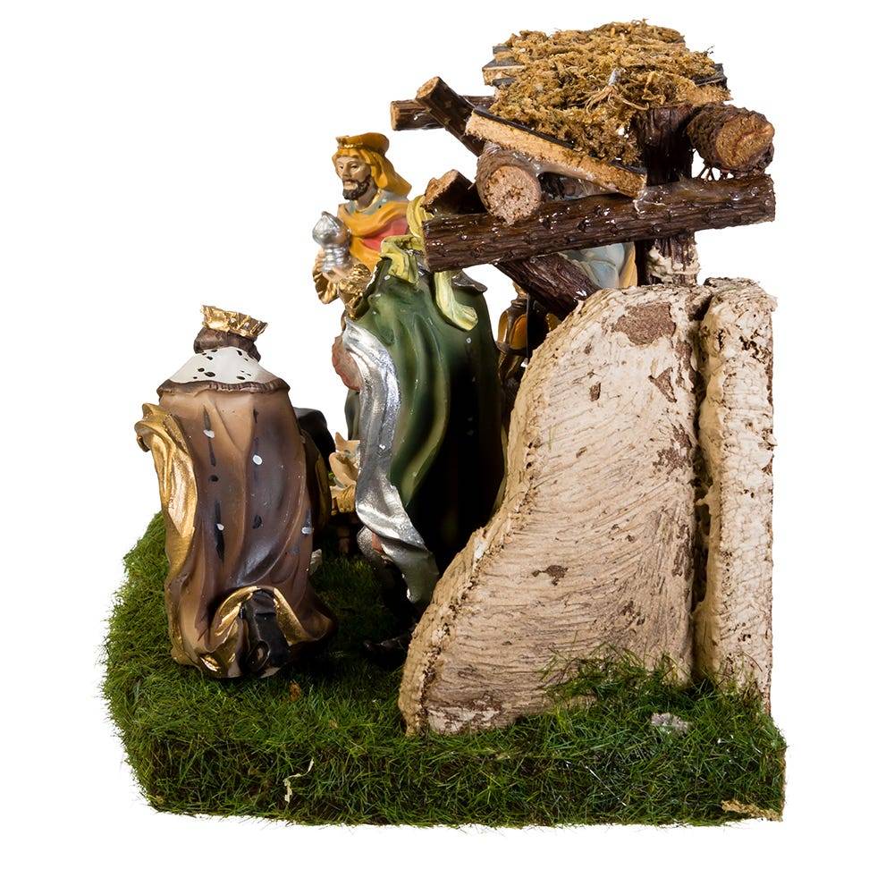 Kurt Adler Nativity Set with 9 Figures and Stable