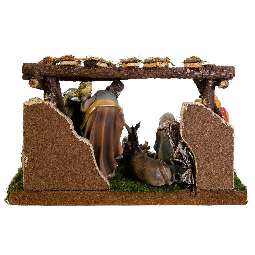 Kurt Adler Nativity Set with 9 Figures and Stable