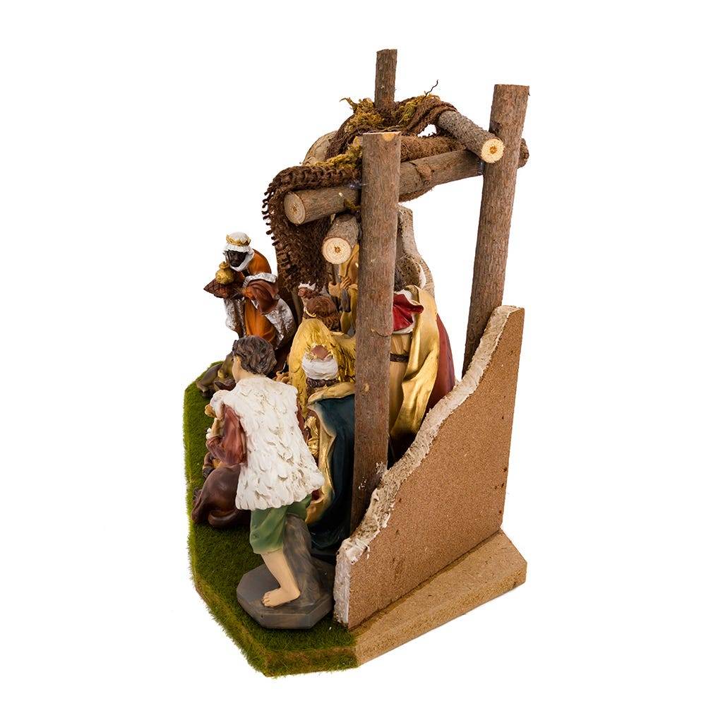 Kurt Adler Nativity Set with 11 Figures and Stable