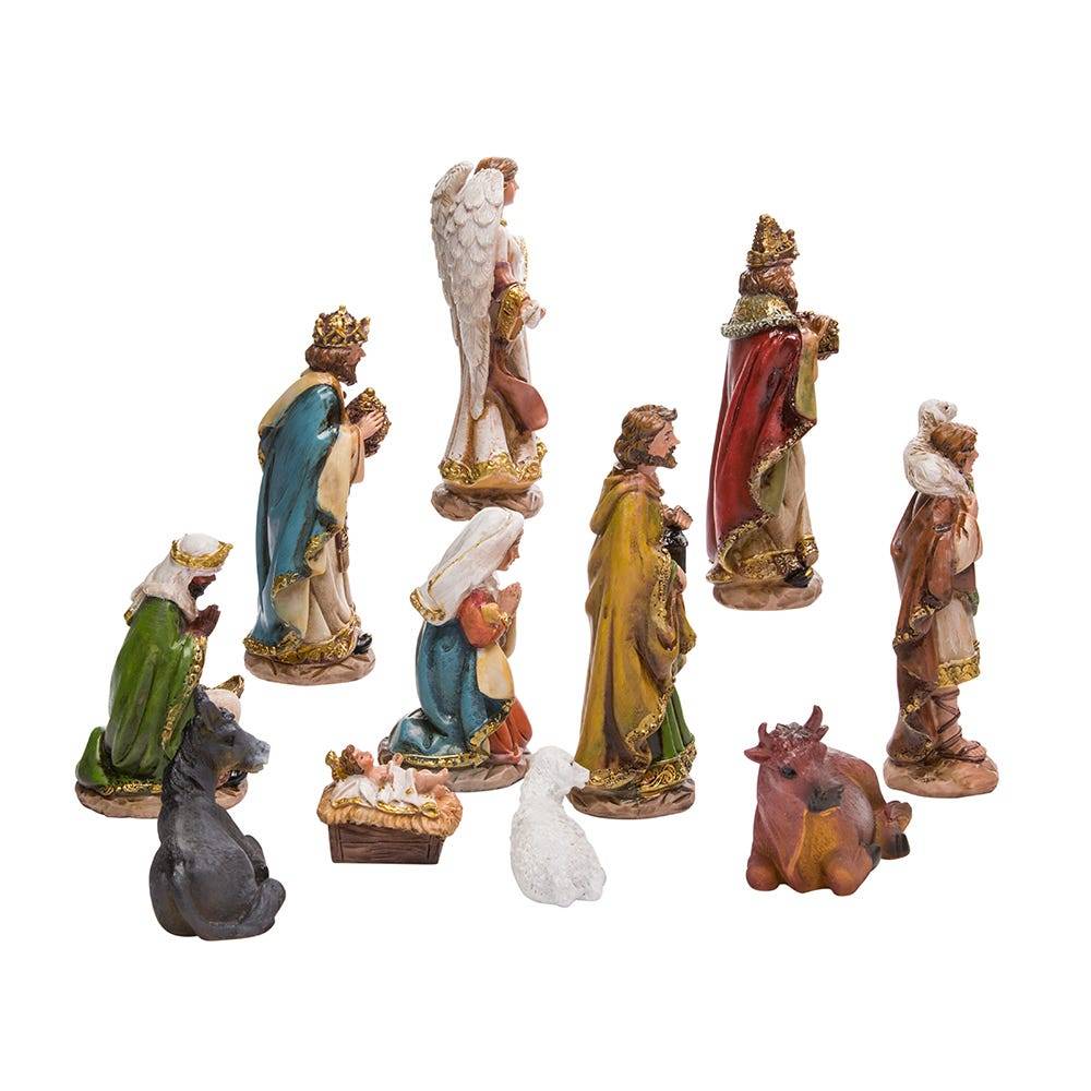 Kurt Adler 6-Inch Nativity Set with 11 Figures