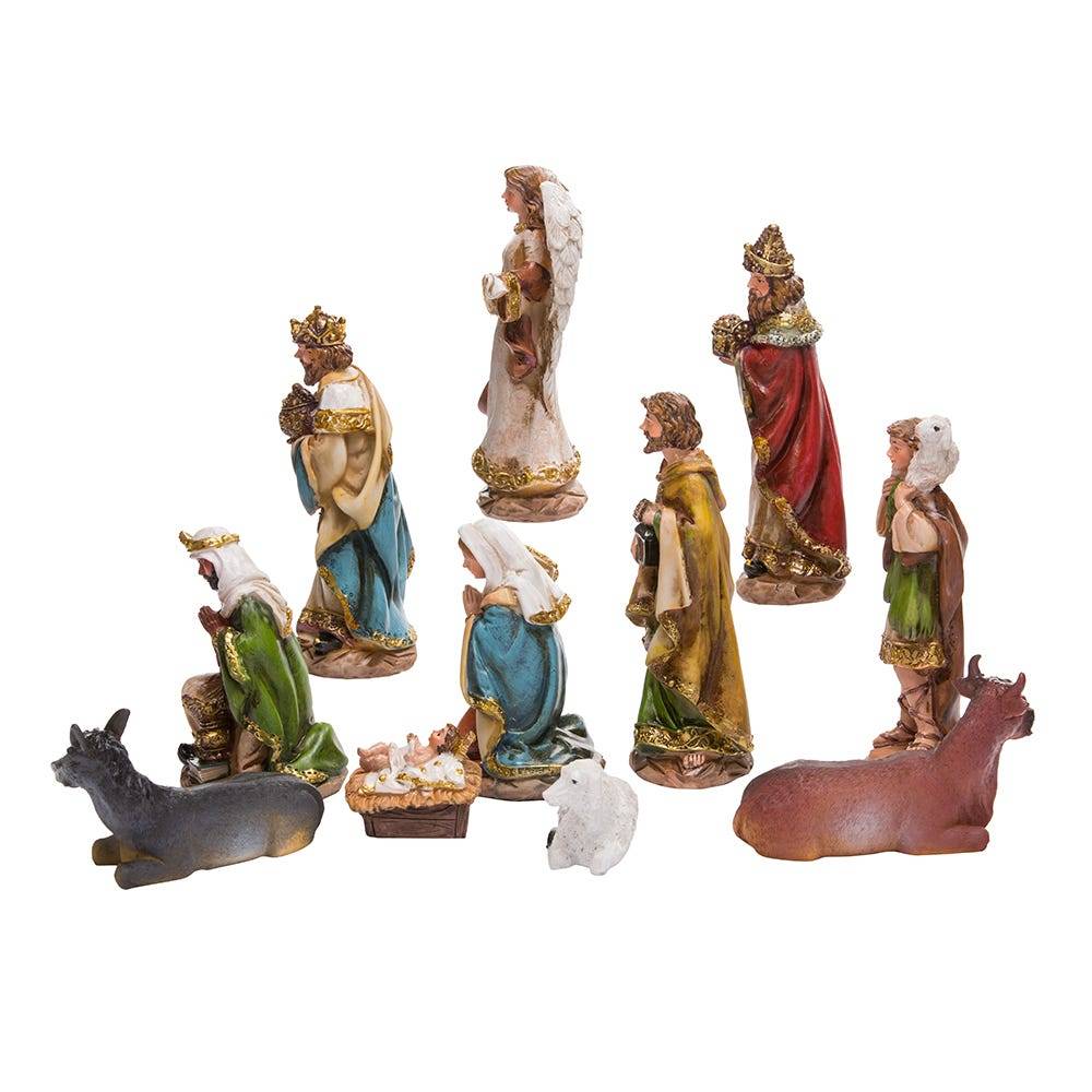 Kurt Adler 6-Inch Nativity Set with 11 Figures