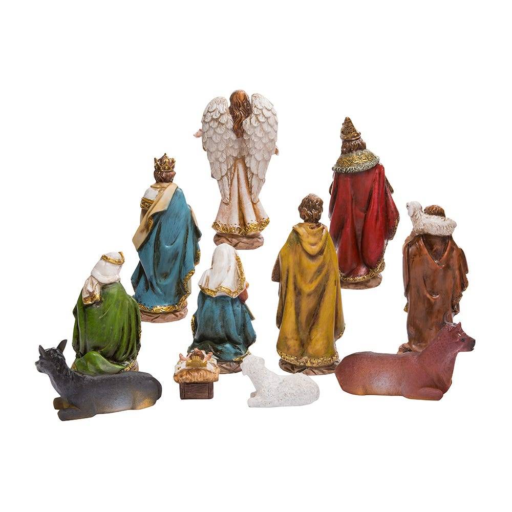 Kurt Adler 6-Inch Nativity Set with 11 Figures