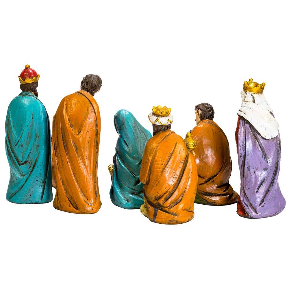 Kurt Adler 5-inch Resin Nativity, 9 Piece Set