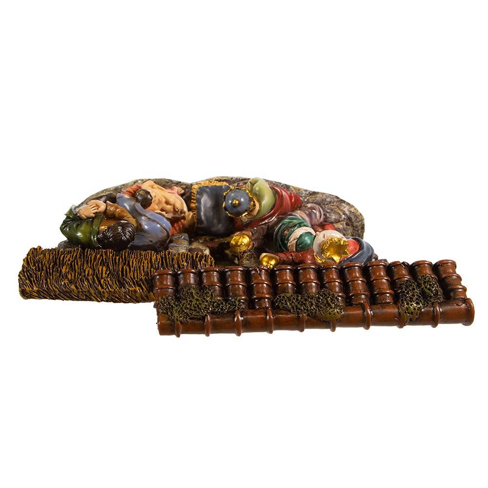 Kurt Adler 10-Inch Resin Nativity Scene Table Piece