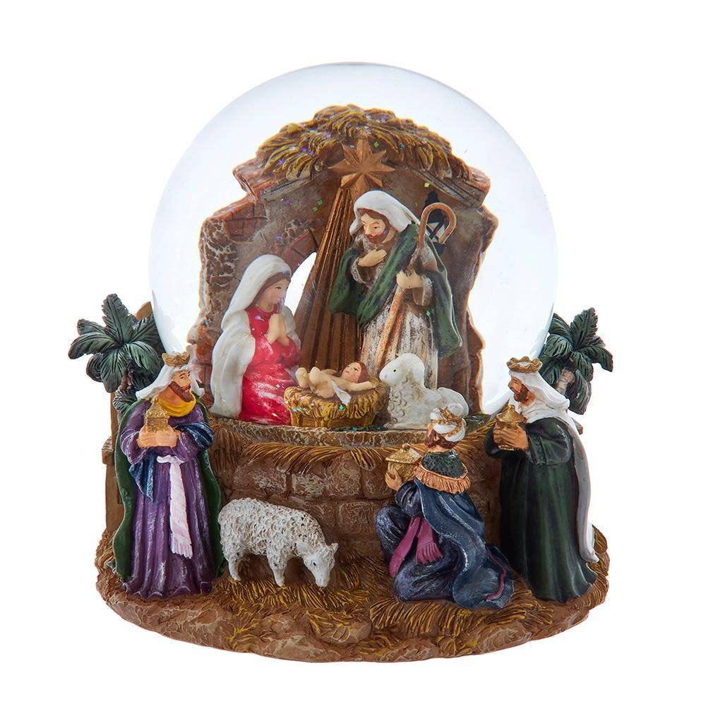 Kurt Adler 120mm Musical Nativity Water Globe