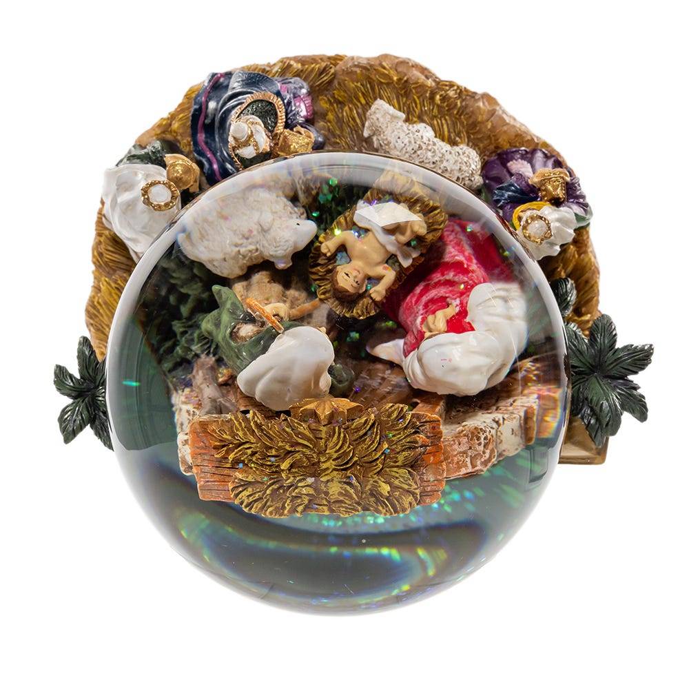 Kurt Adler 120mm Musical Nativity Water Globe