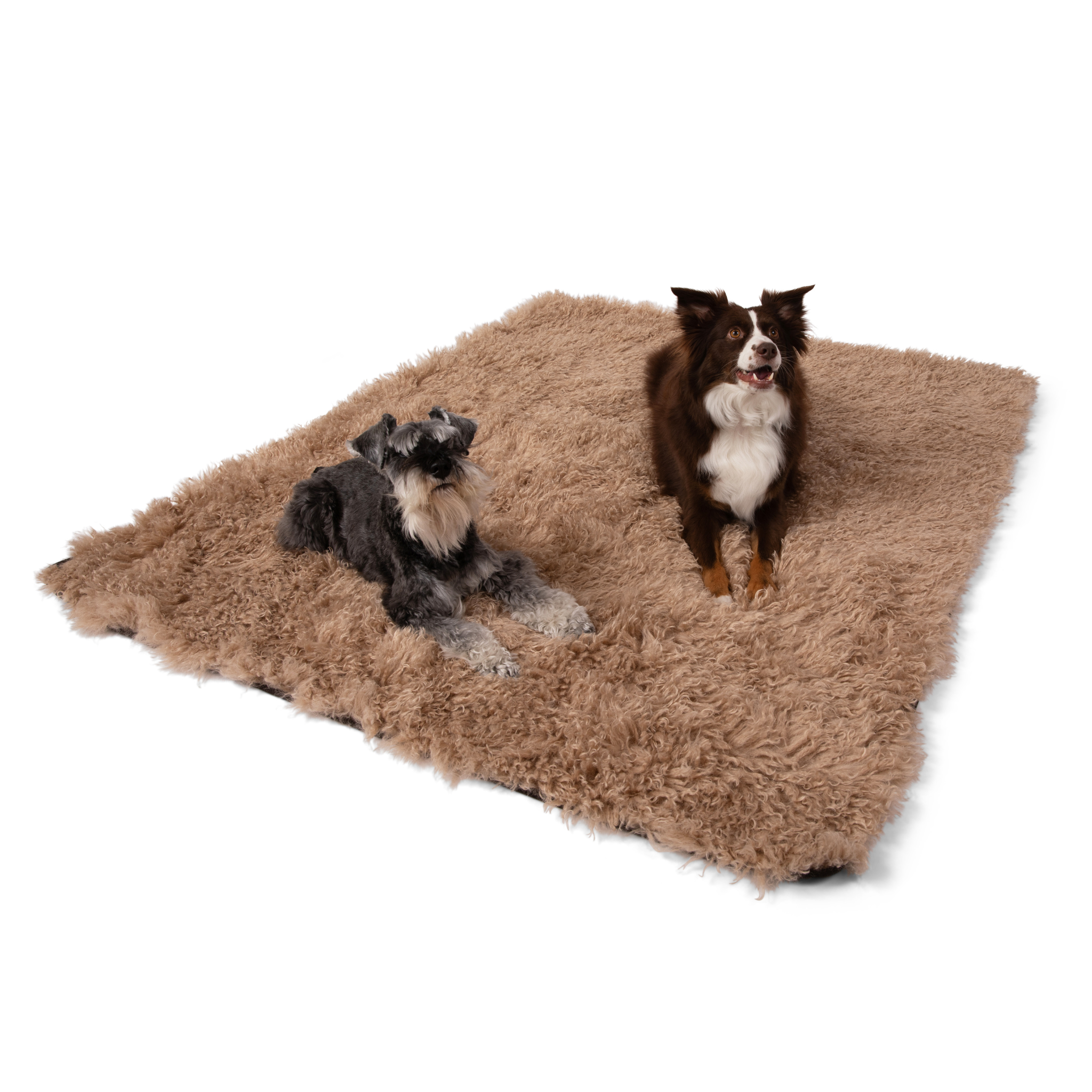 PupProtector Luxe Waterproof Faux Fur Blanket - Plush Sheep Tan