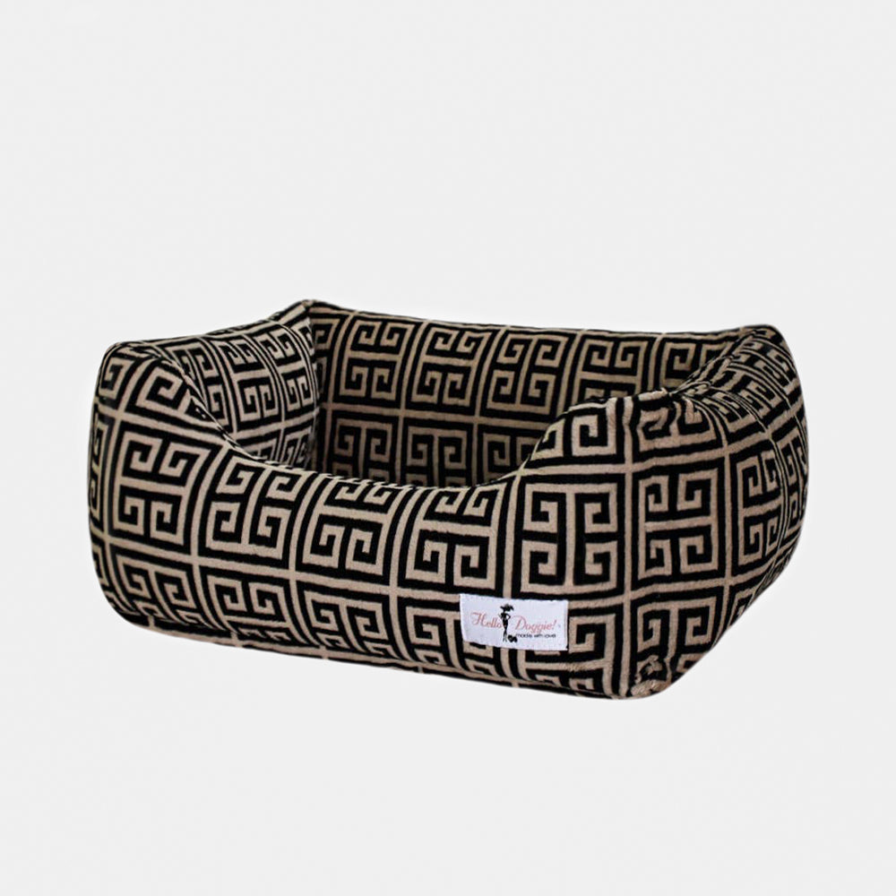 Obsidian Dog Bed Black & Tan