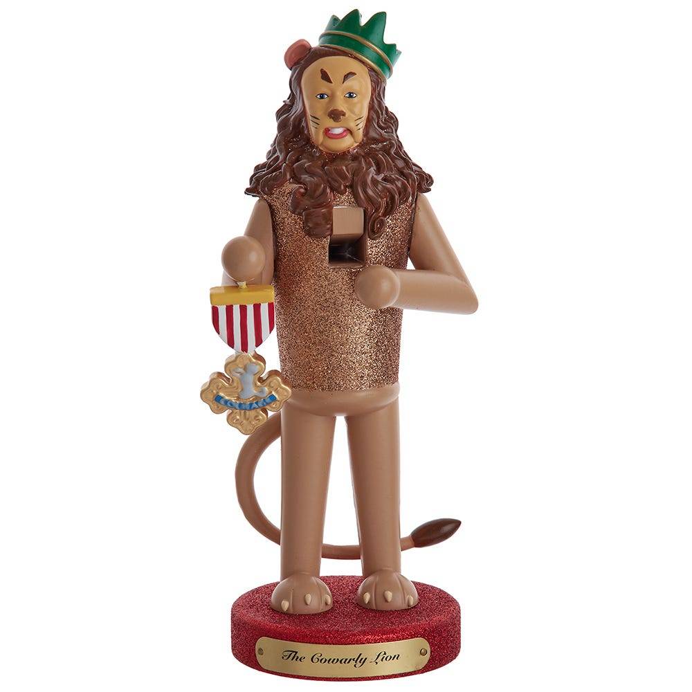 Kurt Adler 10-Inch Wizard of Oz Cowardly Lion Nutcracker