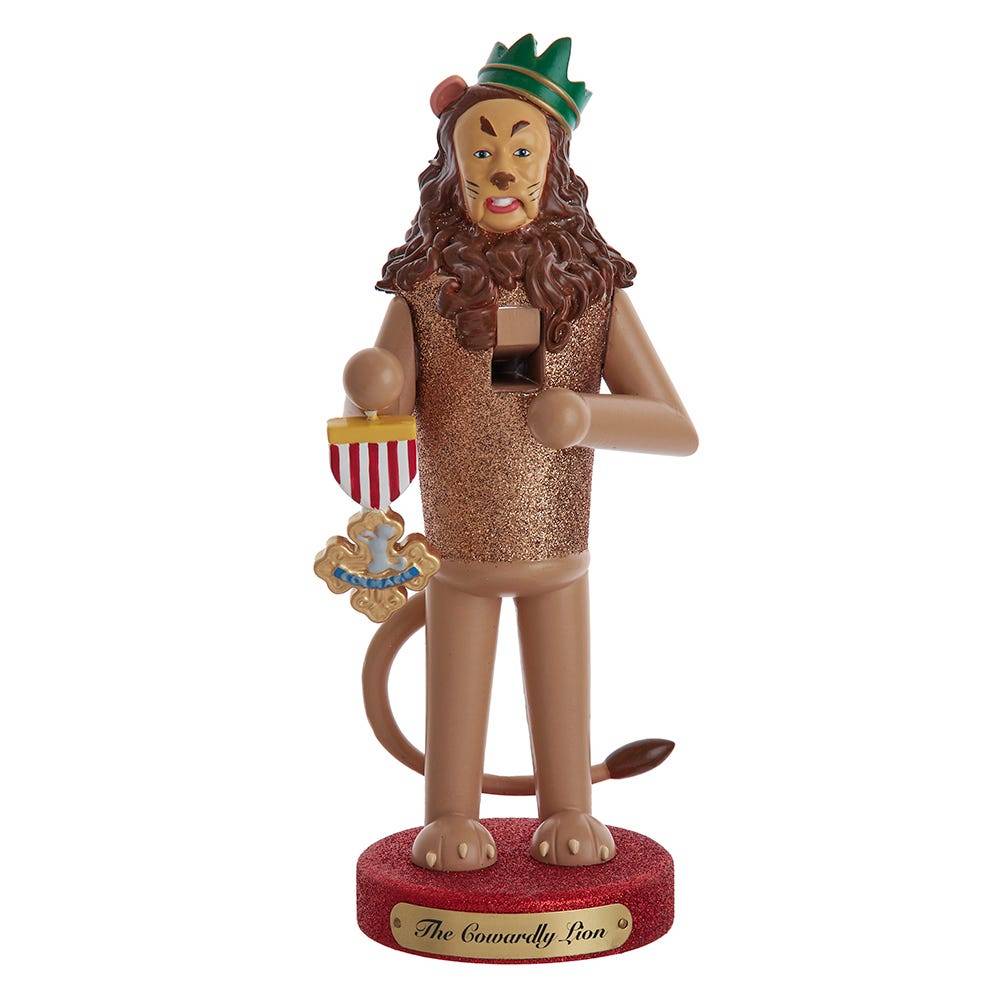 Kurt Adler 10-Inch Wizard of Oz Cowardly Lion Nutcracker