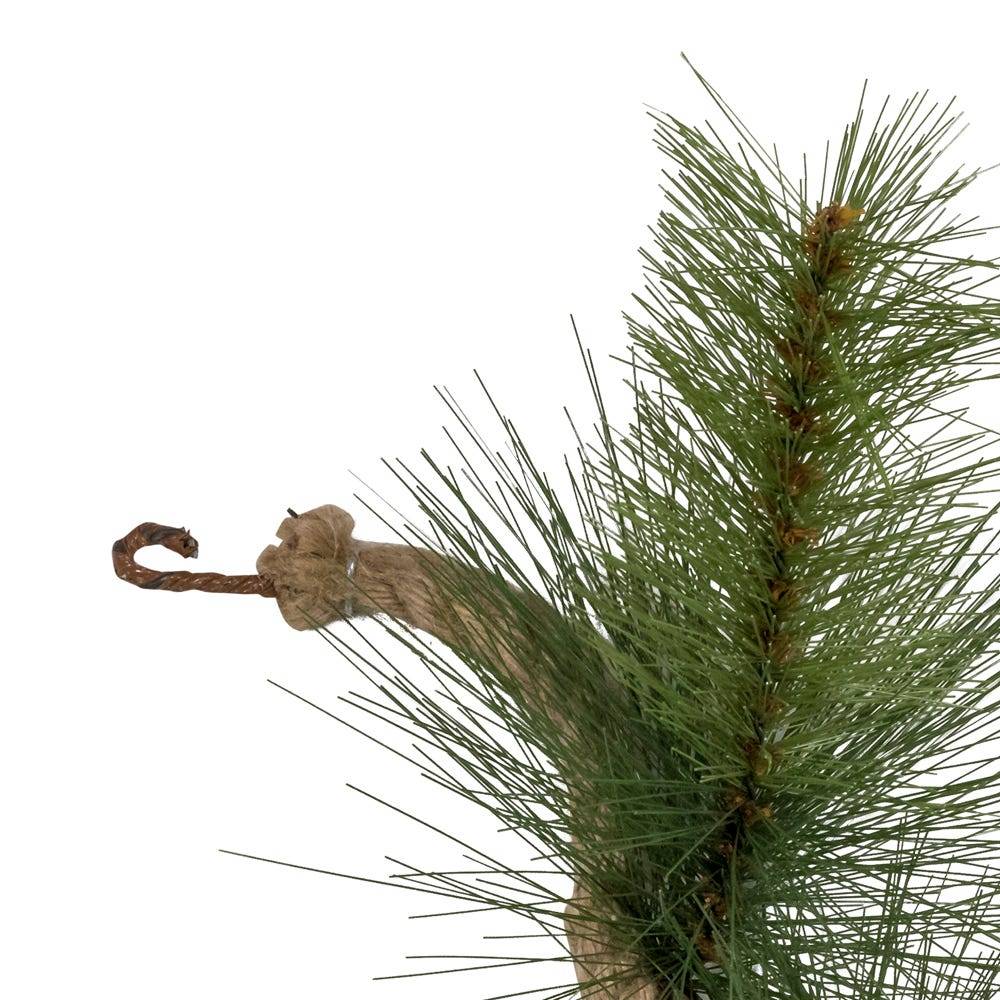 Kurt Adler 4-Foot Needle Pine Rope Garland with Pinecones