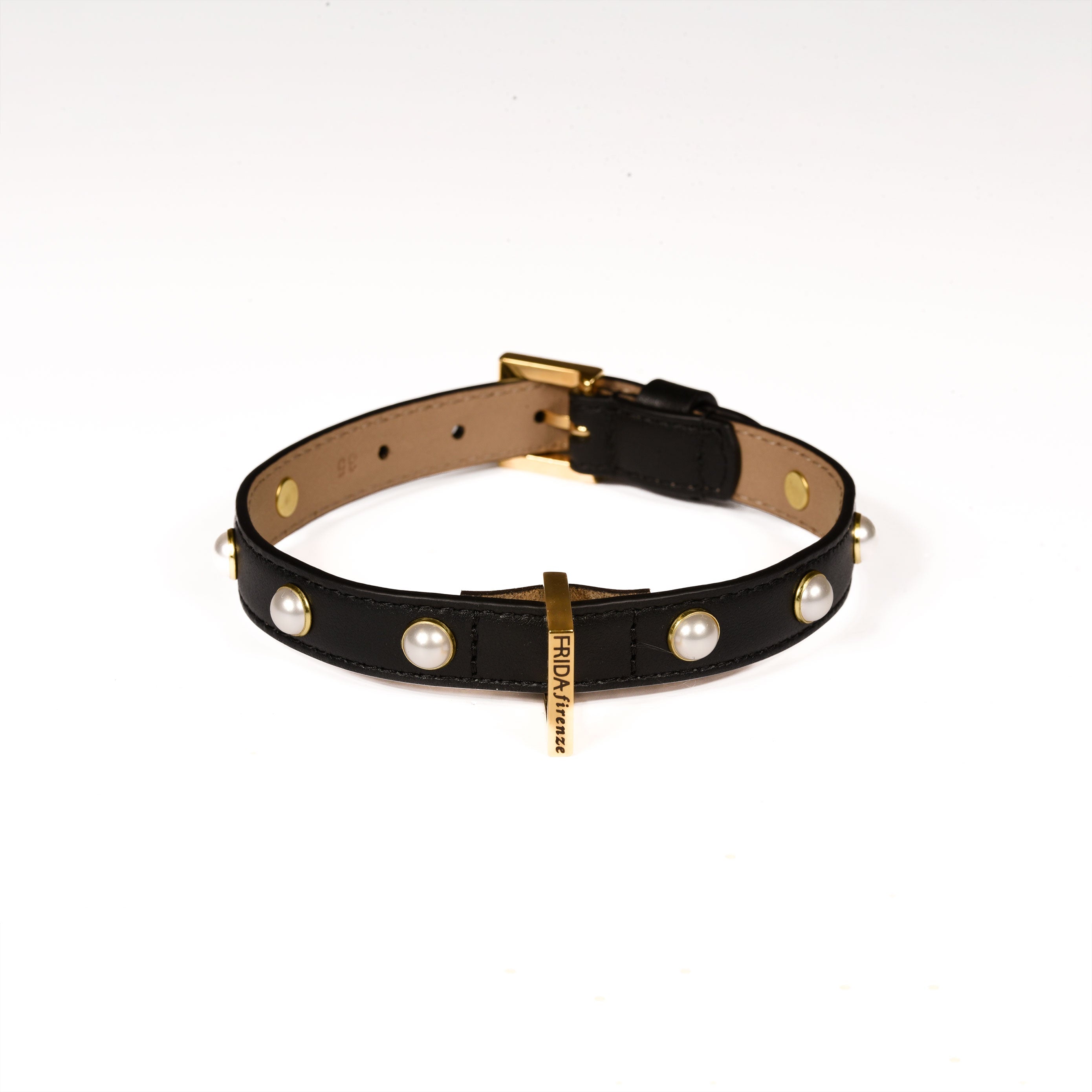 Pearl Black Collar 35cm