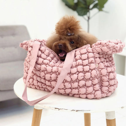 Bubble Vogue Ultra-Plush Fashion Designer Pet Carrier