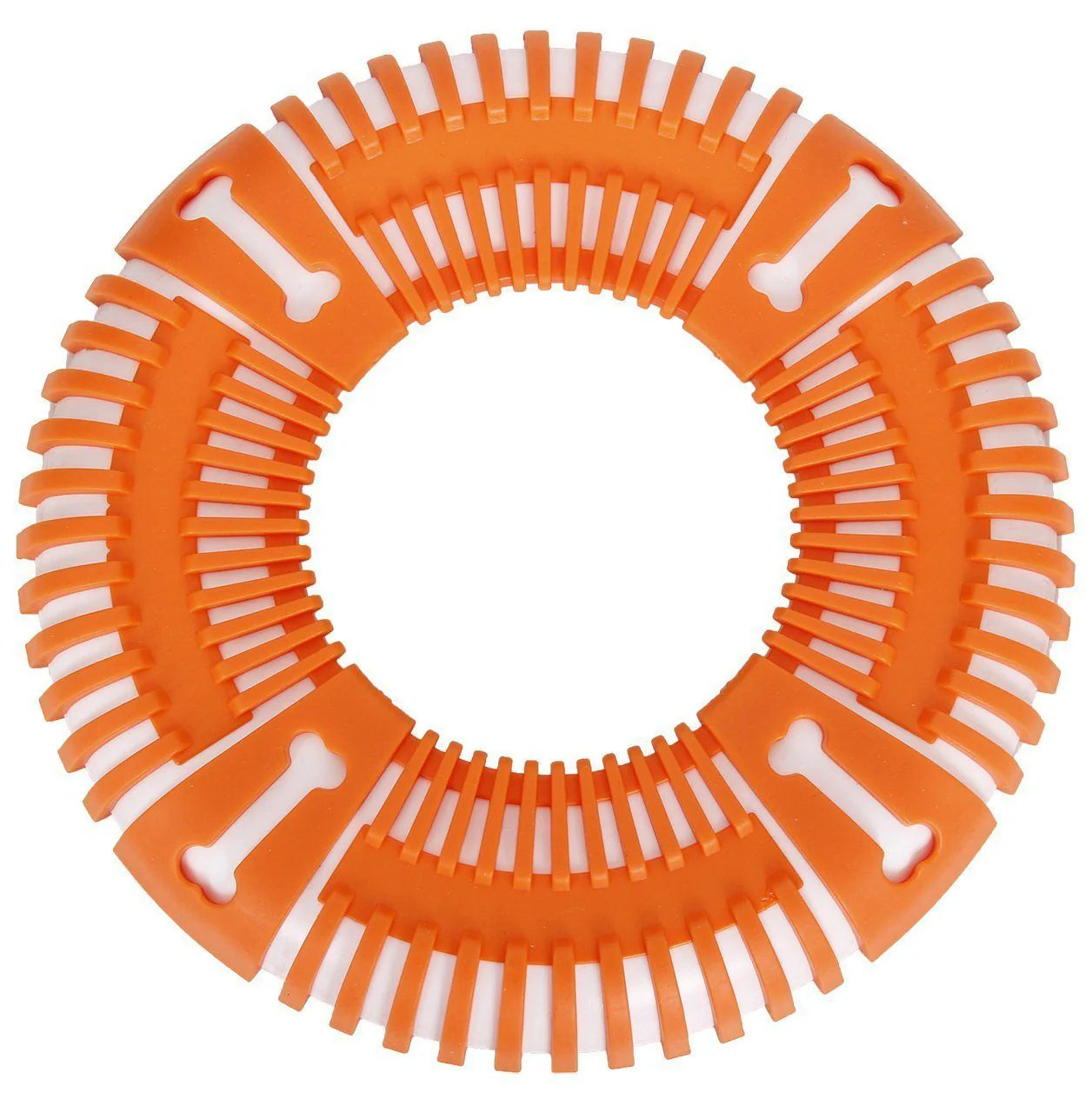 Flex Bark Extreme Outdoor Fetch Dog Toy Orange