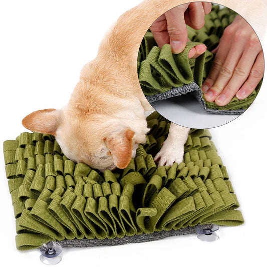 Anti-Skid Suction Pet Snuffle Mat GREEN