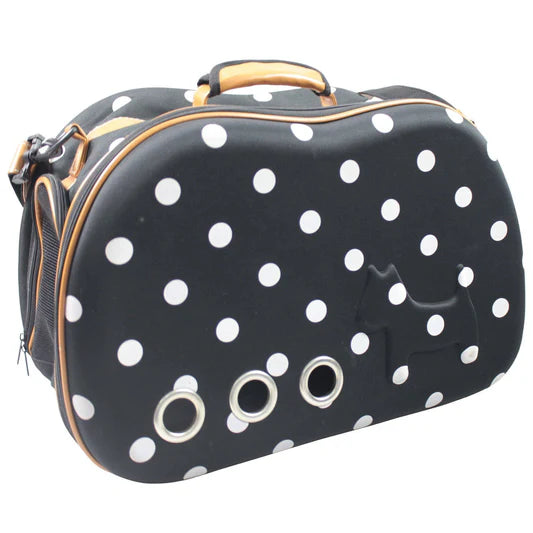 Fashion Dotted Designer Pet Carrier