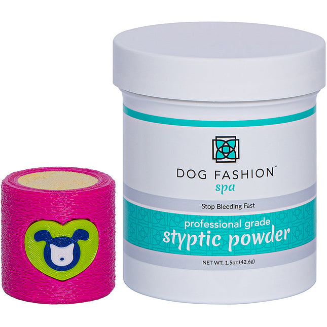 Styptic Powder with Free Holder Magenta by Dog Fashion Spa