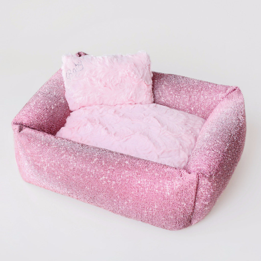 Crystal Dog Bed Prima Donna Pink