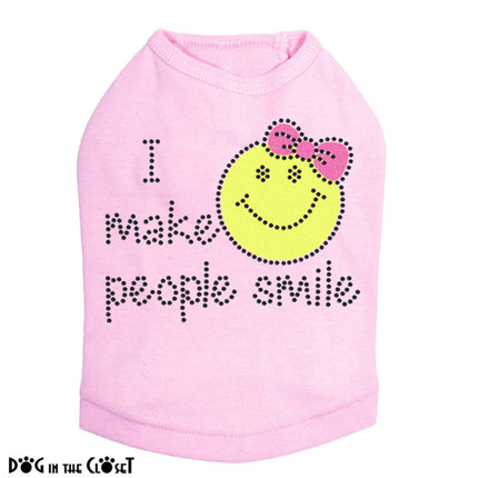 I Make People Smile (Girl) - Dog Tank